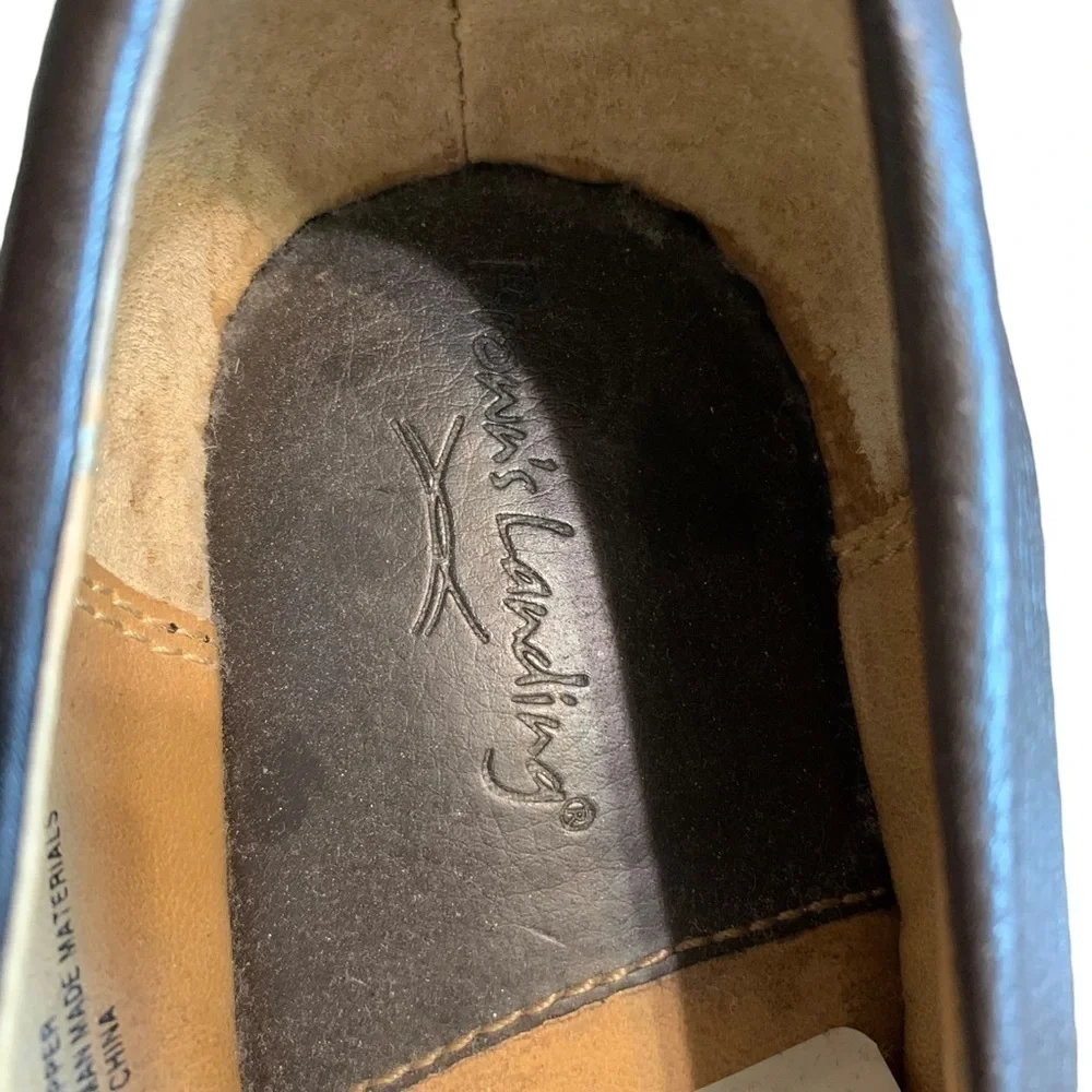 BROWNS Landing Patsy Womens Size 11 Brown Leather Slip On Mules Clogs Shoes - Picture 3 of 6
